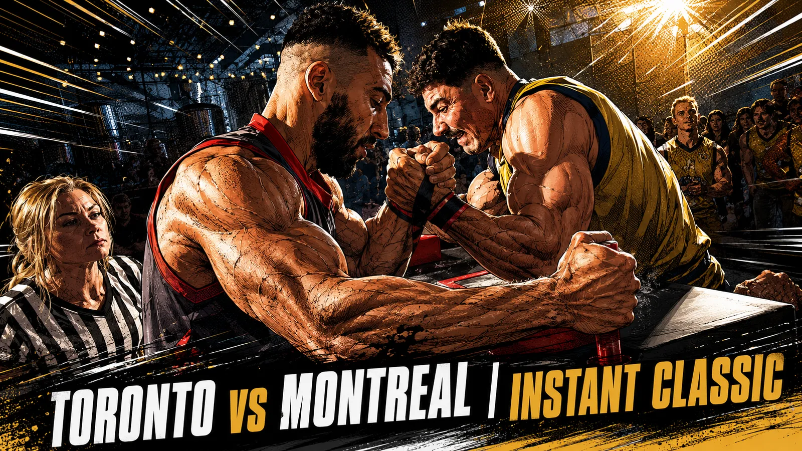 Toronto vs Montreal key art